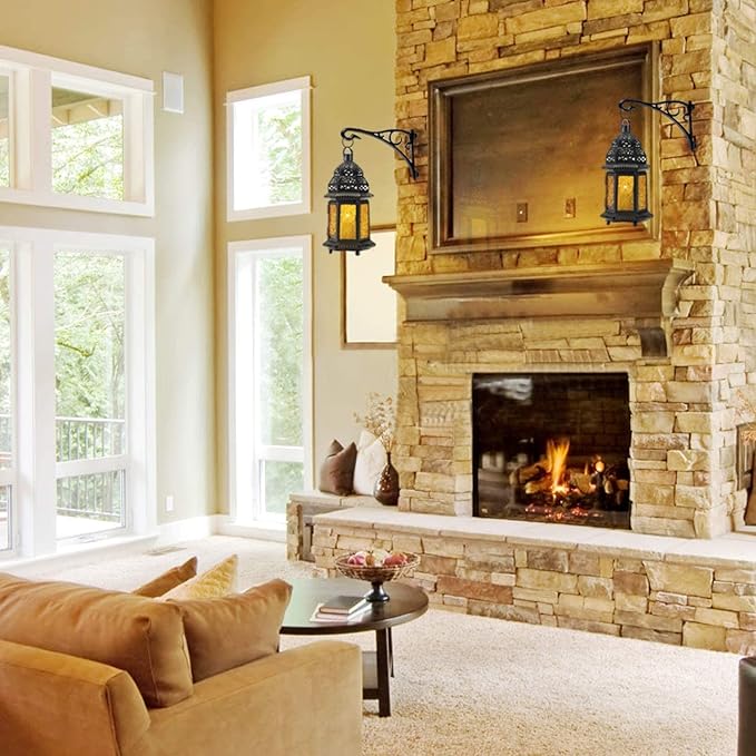 Hanging Plant Bracket, Heavy Duty Artistic Garden Hook (13 Inches/2 Pack) Thicker More Durable Rust-Resistant, for Hanging Plants, Bird Feeders, Lanterns, Potted, Outdoor Indoor Hanging Brackets Hooks