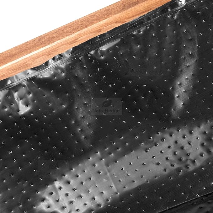 NatraHedge 15" Hampton Classic Wooden Planter Box Indoor and Outdoor Use for Patio Garden (44" x 15" x 15")