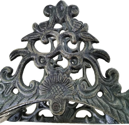 Decorative Garden Hose Holder, Hose Hanger, Heavy Duty Cast Iron Garden Yard Water Pipe Holds, Wall Mounted Hose Butler, Hose Rack Reel, 50FT 75FT 100FT Water Hose Bulter Storage (Totem)