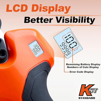 Kebtek Electric Pruning Shears 40mm with 4000mAh Batteries, Battery Power Pruners Cordless 1.6'' Electric Snippers Secateurs Professional Tool for Gardening Heavy Duty