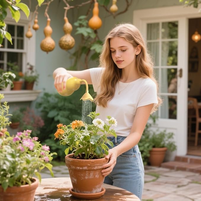 Squeeze Bottles for Plants, 11oz, 325ml Small Watering Can for Succulent, Muti-Function Squirt Bottle for Seedling Watering, Wash, Tattoo, Khaki