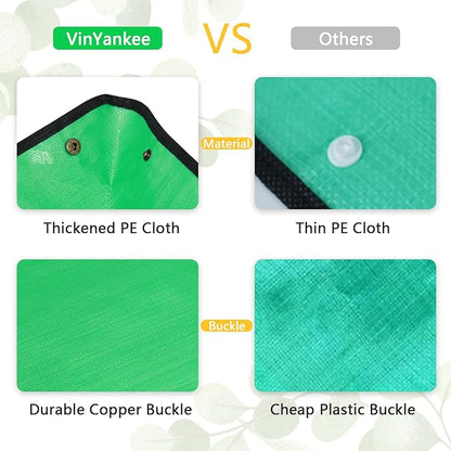 2PCS Repotting Mat for Transplanting & Potting Soil Mess Control, 26.8" x 26.8" Waterproof Plant Potting Mat, Succulent Orchid Potting Tray for Plant Pots, Gardening Gifts Bonsai Tools