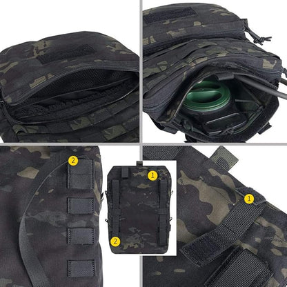 EXCELLENT ELITE SPANKER Tactical MOLLE Hydration Pack for 3L Hydration Water Bladder Molle Vest Accessory