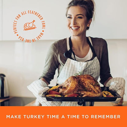 Fire & Flavor Turkey Perfect Premium All Natural Cherry Wood Chunks for Smoking - Smoking Wood Chunks - Charcoal for Grilling