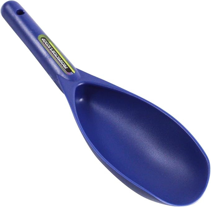 SE Blue Prospector's Scoop - 12.5" Heavy-Duty Plastic Tool for Metal Detecting, Gold Panning, Treasure Hunting, and Gardening