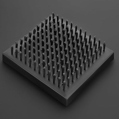 KULUNER Replacement Brush Head for Premium Grill Brush,Scratch-Free Stainless Steel Bristles, Compatible with All Grills (Fits Original Wood Handle with Bottle Opener)