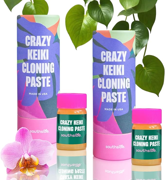 Keiki Cloning Paste by Southside Plants - Miracle Growth for Orchids & Houseplants - Generate New Life with Cytokinin, Hormones & Vitamins - 0.25oz x 2