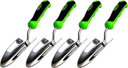 Garden Guru Super Strong Garden Trowel Hand Shovel - Stainless Steel - Rust Resistant - Ergonomic Grip - Perfect Tool for Gardening, Weeding, Transplanting and Digging in Garden Beds (4 Pack)