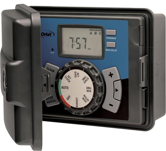 Orbit 27894 - Easy-Set Logic 4-Station Indoor/Outdoor Sprinkler Timer/Controller