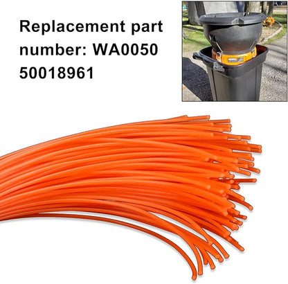Braveboy 85 Pack WA0050 Flex-A-Line 13", Replacement Line Compatible with W-orx WG430 Electric Leaf Mulcher 50018961 for Wo-rx Leaf Mulcher Replacement Line - WG430 Leaf Mulcher Replacement Line