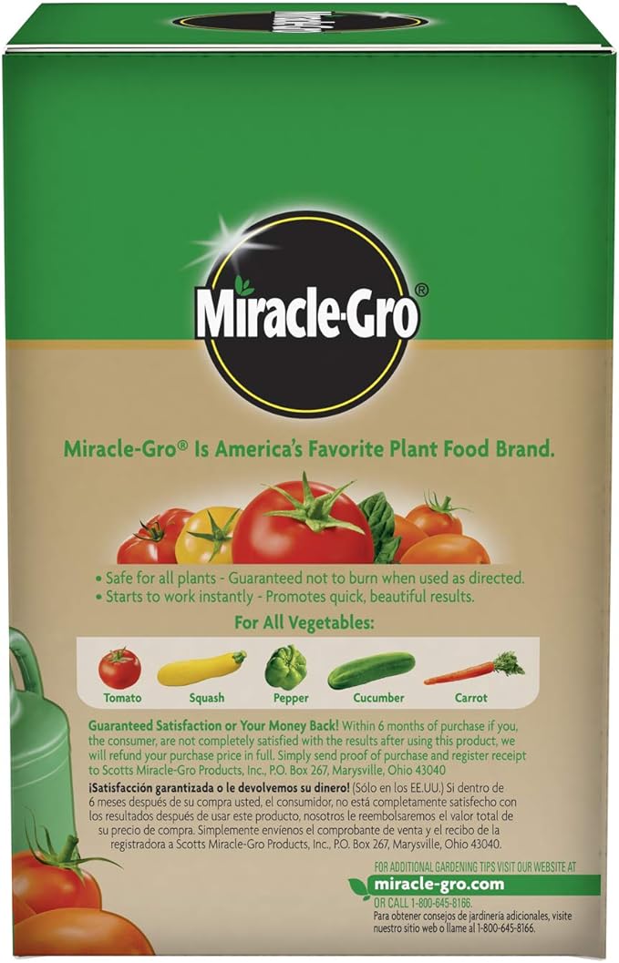 Miracle-Gro 2000422 Tomato Plant Food Tomato Fertilizer (6 Pack), 1.5 lb