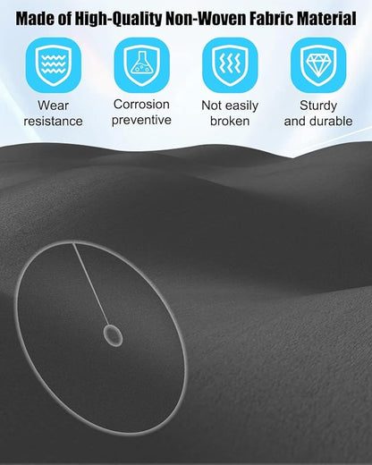 30PCS 20.5In Non-Woven Tree Mulch Ring Thickened Tree Protectors Mat, Reusable Tree Weed Barrier Mat, Landscaping Plant Cover, Round Anti Grass Gardening Fabric Cover