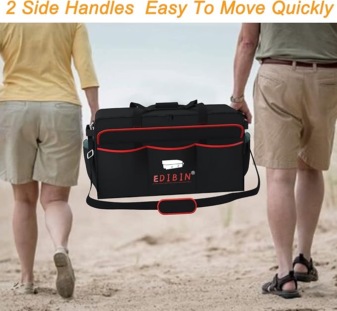 22 inch Griddle Carry Bag for Blackstone 17 Inch Grill & 22 Inch Griddle with Hood and Stand, 22" Tabletop Grill Carry Bag for Blackstone Models 1891 & 1814, Water-Resistant 22" Grill Carry Bag