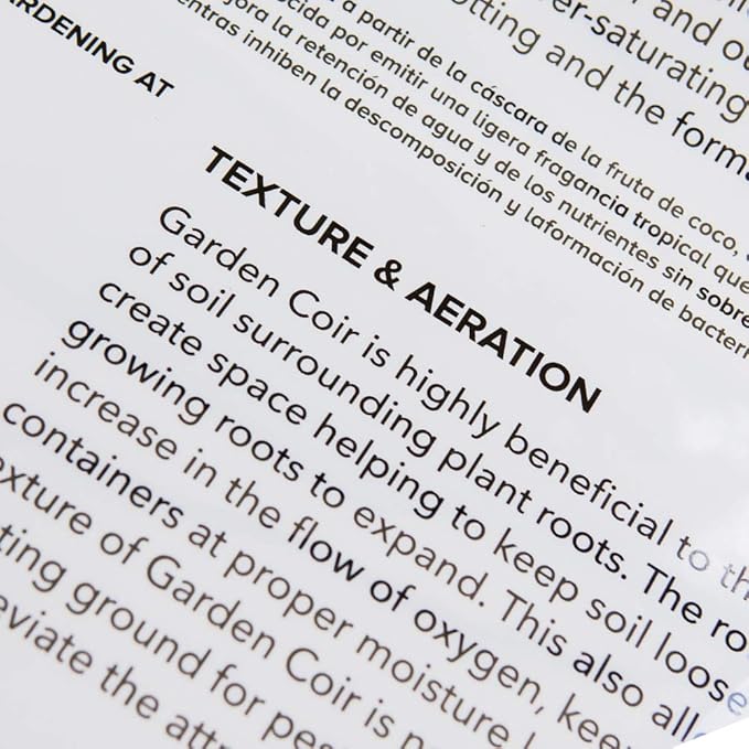 Perfect Plants Organic Garden Coir | 8qt. Premium Garden Coir | Can Be Used as Soil Amendment or Potting Medium