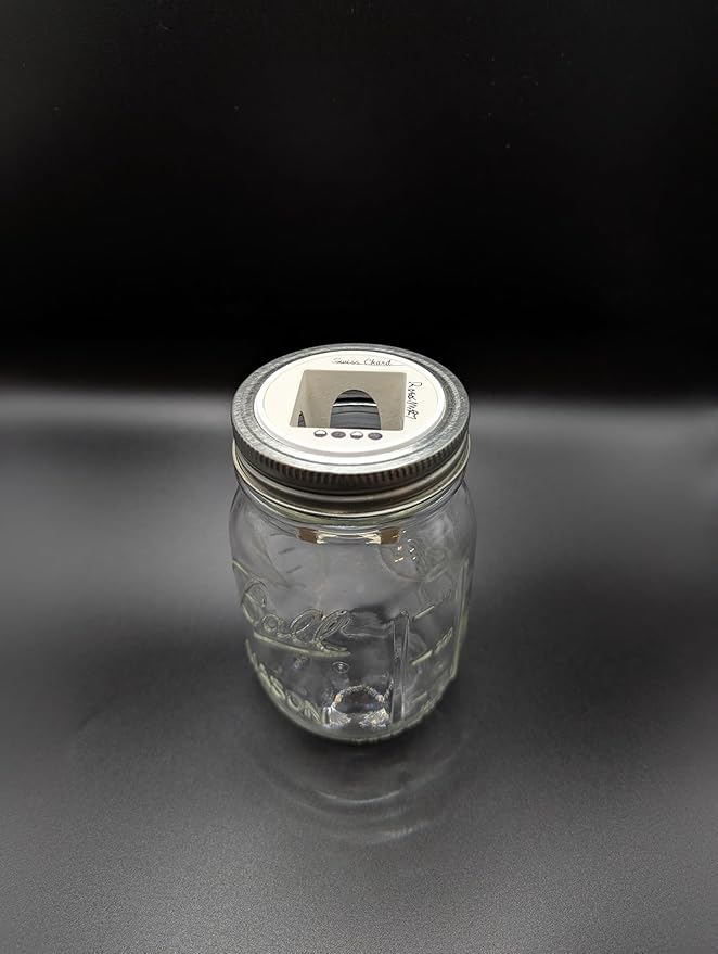 Grow Cubes Mason Jar Adapters for Kratky and DWC Gardening/Compatible with Gardyn (10 Mason Jar adapters)