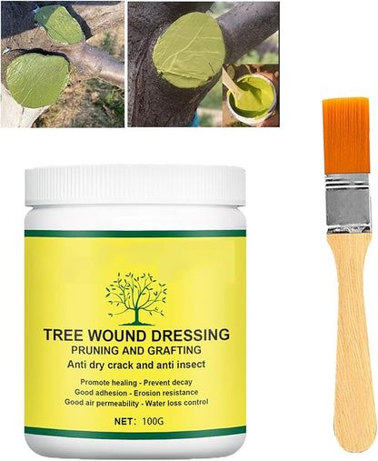 Tree Wound Sealer, Tree Pruning Sealer, Bonsai Cut Paste, Grafting Paste Grafting Wax, Tree Wound Dressing for Trees, Shrubs, Roses (1PCS)