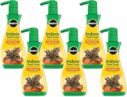 Miracle-Gro Indoor Plant Food, Plant Fertilizer, 8 oz. (6-Pack)