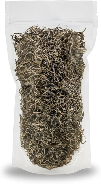 Premium Natural Spanish Moss | Natural Preserved - Great Ground Cover - Filler for Potted Plants - by GARDENERA - 4 Quart Bag