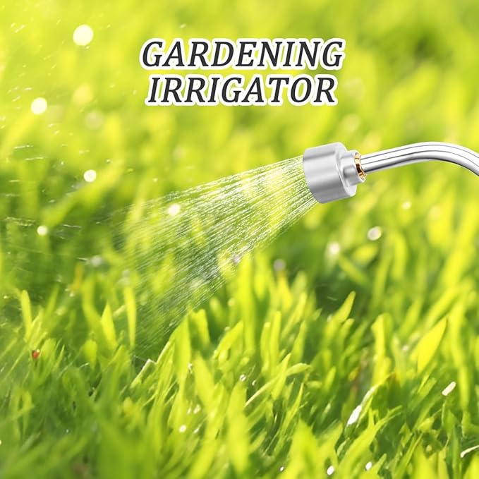 DOITOOL Watering Wand Heavy Duty, Metal Garden Hose Wand 18 Inches Long Hose Nozzle Sprayer with Flow Control for Watering Hanging Baskets and Shrubs (2000 Holes)