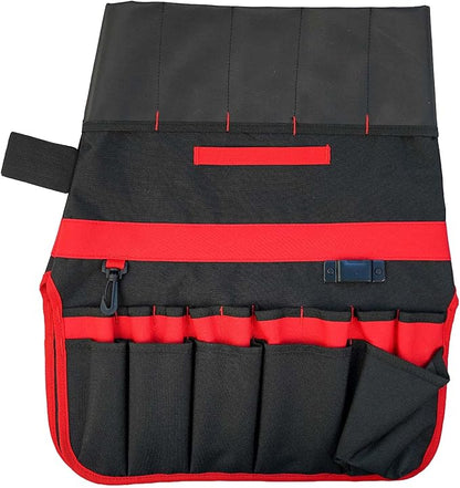 MELOTOUGH Bucket Caddy Organizer Bucket Tool Organizer for Garden Tools Fit 3.5 to 5 Gallon Bucket (Red)