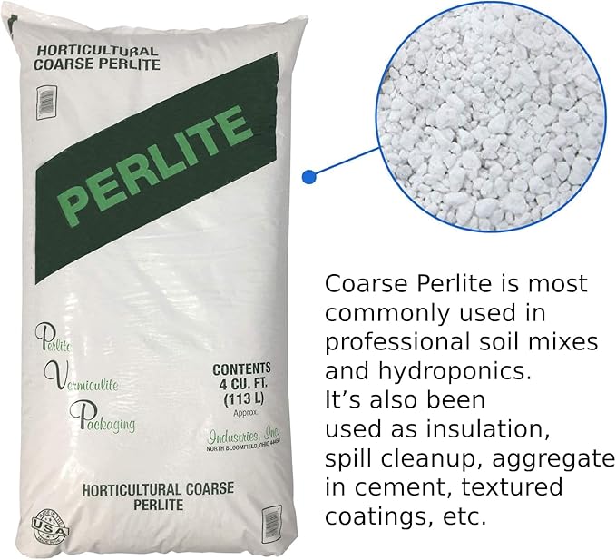 PVP Industries PVP105408 102 Quarts, 4 Cubic Foot of Organic Perlite Planting Soil Additive, White