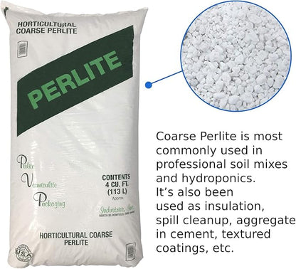 PVP Industries PVP105408 102 Quarts, 4 Cubic Foot of Organic Perlite Planting Soil Additive, White
