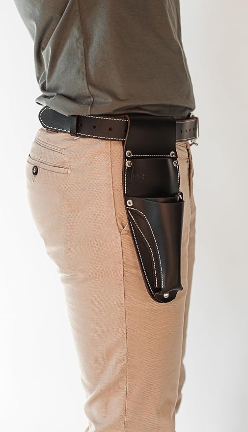 Personilized Hori Hori Leather Sheath Belt with Pruner and Scissor Pockets. Personalized Florist Tool Belt Leather, Gardening Belt with Pockets.