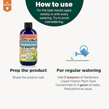 Gardenera Plant Growth Superfood for Olive Trees with 18 Essential Vitamins & Minerals - Organic Plant Food Fertilizer - Micro-Fungi and Bio-Organisms for Olive Tree Care & Growth Enhancement - 8oz