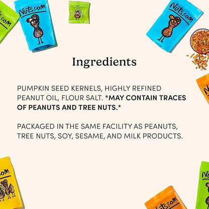 Nuts.com – Roasted Pumpkin Seeds – 2 Lb Bag, Salted No Shell Pumpkin Seeds, Healthy Snack for Adults & Kids, Rich in Protein, Fiber, Calcium & Potassium – Keto Friendly, Vegan, Gluten-Free & Kosher Pareve