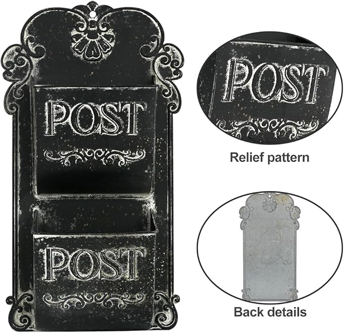 Chic Metal Wall Planter - Indoor/Outdoor Wall Mount Planter for Home Decor