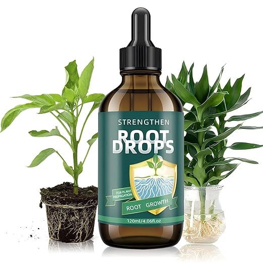 Root Drops – IBA Rooting Hormone for Cuttings | Fast Root Growth in Water, Soil, Moss, LECA | for Houseplants Like Pothos & Monstera (4.06 oz)