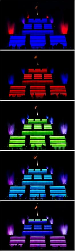 CBconcept 30 Feet RGB Color Changing 120 Volt High Output LED SMD5050 Flexible Flat LED Strip Rope Light - [Christmas Lighting, Indoor/Outdoor Rope Lighting, Ceiling Light, Kitchen Lighting]