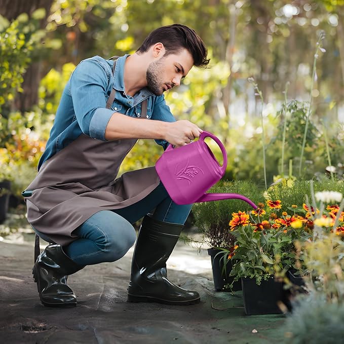 Plant Watering Can - 1/2 Gallon - Rose Red