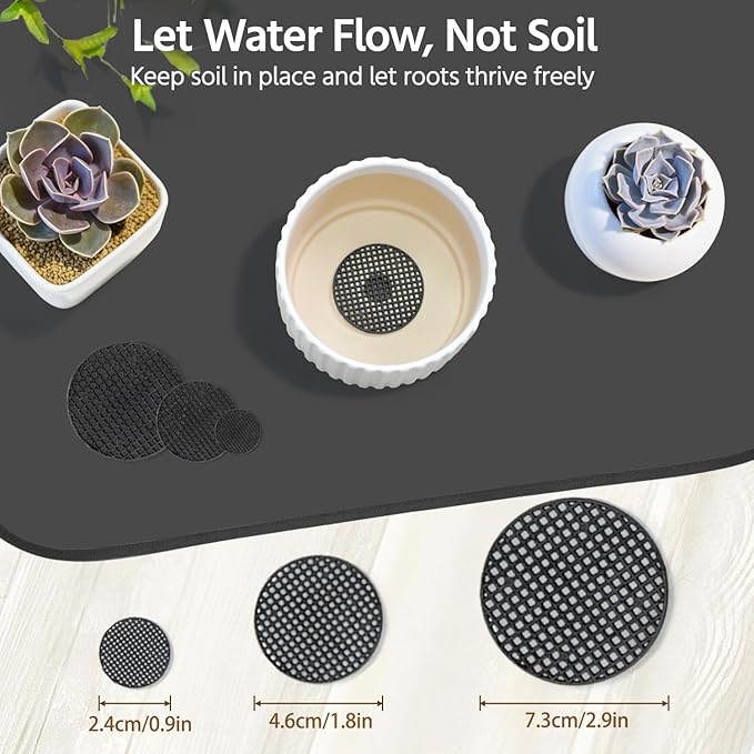 LASZOLA 45 pcs Repotting Set with Potting Mat Tiny Tools for Indoor Plants Succulents, Gardening Bag Kit with Waterproof Tray and Mini Tools, Ideal for Soil Replacement Seedling Transplanting, Black