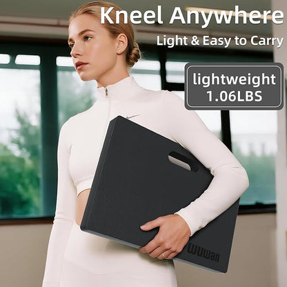 Yoga kneeling mat, 1.5inch Thick,Knee Push-ups, Plank Support & Yoga Elbows/Knees Mat Provides Cushion for Kneeling & Elbows