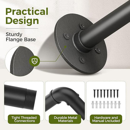 Bamworld Hanging Planters Indoor Plant Hangers with Metal Rod (Pot & Plant Not Included) 42in