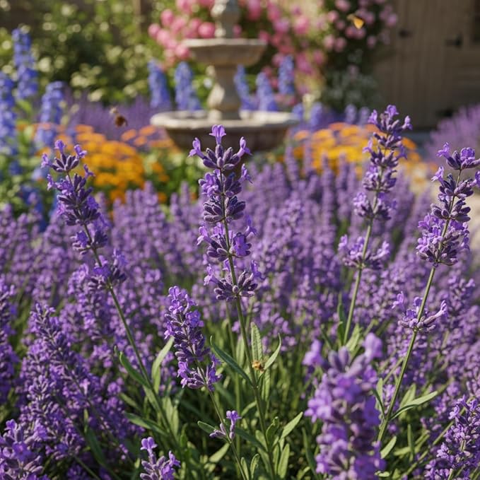 10,000 English Lavender Seeds for Planting Indoors or Outdoors, Flower Seeds for Planting