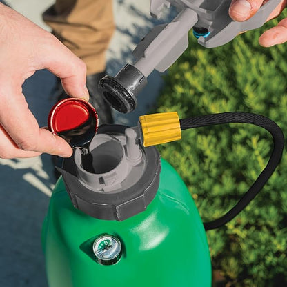 Aussie EzySpray™ 0.8 Gal No-Pump Garden Sprayer – Power Pouch™ Self-Pressurizing Speed, Handheld with 4 Spray Patterns, Comfort Grip Wand, Chemical & Water Use