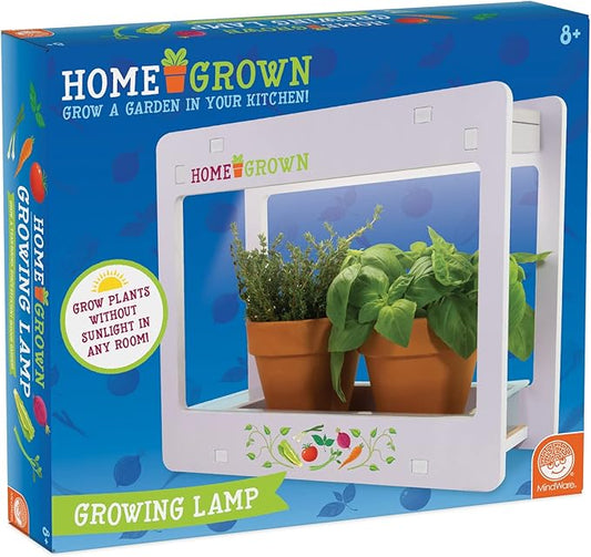 Home Grown Indoor Growing Lamp- Grow A Garden in Your Kitchen. for Ages 8 and up