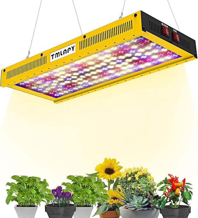 LED Grow Lights, Plant Light with Full Spectrum, Growing Lamps with Daisy Chain for Indoor Plants Seeding Vegs Flowers in 2x4 Grow Tent Greenhouse(270Watts)