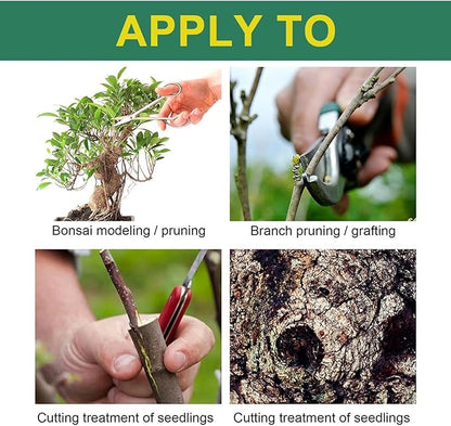 2025Tree Wound Sealer,Tree Wound Pruning Sealer,Pruning Sealer,Tree Wound Dressing With Brush,Tree Wound Sealer Healing Paste,Bonsai Cut Paste,Bonsai Tree Pruning Sealer For Tree Wound (2SET)