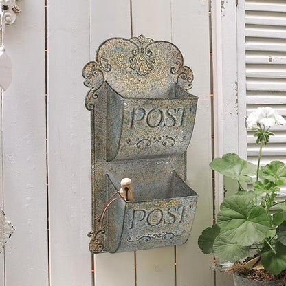 All Chic Metal Wall Planter Outdoor Wall Planter Rustic Wall Mount Planter Wall Hanging Planter Outdoor Wall Planter for Farmhouse Garden Decor