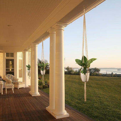 Petutu Plant Hangers Indoor Macrame Hanging Planter Holder 6 Pack, 3 Sizes