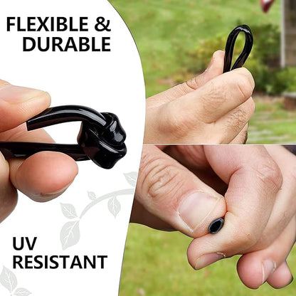 Hourleey Blank 100 FT Distribution Tubing Irrigation Drip Hose, 1/4 Inch Drip Line