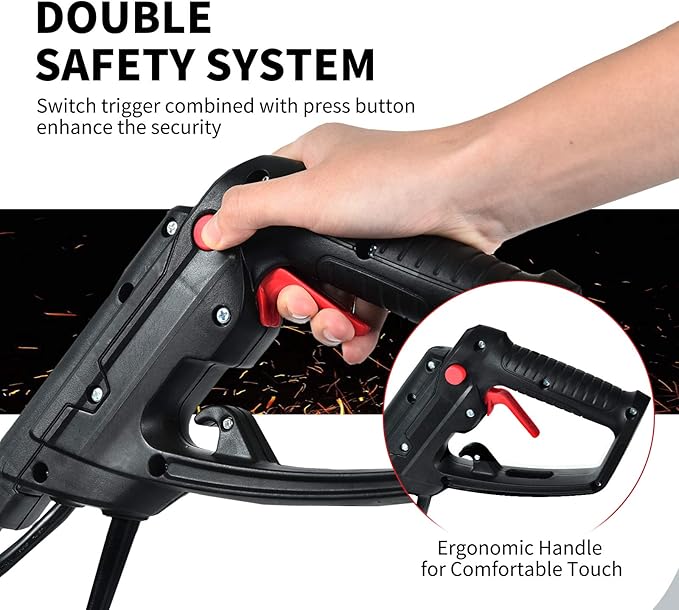 Goplus 14-Inch 10 Amp Corded Electric Tiller and Cultivator, Powerful Tillers w/ 9-Inch Tilling Depth, 4 Tines, Rototillers Tool for Garden Lawn Soil Digging