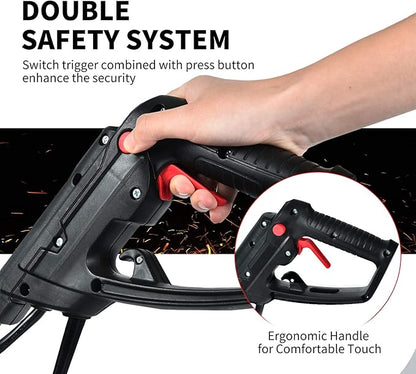 Goplus 14-Inch 10 Amp Corded Electric Tiller and Cultivator, Powerful Tillers w/ 9-Inch Tilling Depth, 4 Tines, Rototillers Tool for Garden Lawn Soil Digging