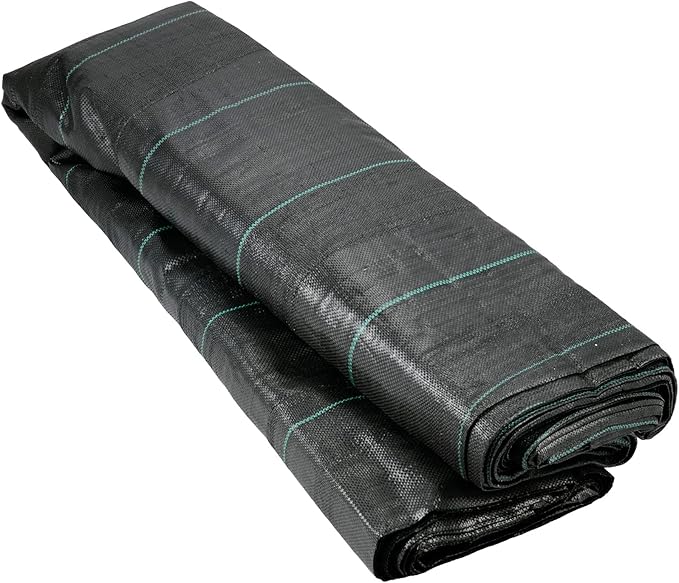 Happybuy Driveway Fabric, 13x108ft Commercial Grade Landscape Fabric, Garden Weed Barrier Fabric Heavy Duty, Geotextile Fabric Underlayment Gravel, Ground Cover Drainage Fabric, Weed Control Blocker