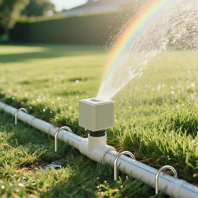 AAGUT 100x Metal Garden Stakes Tent Drip Line Irrigation Stakes,12 Inch Round Top Yard Chicken Wire Staples,Soaker Hose Tubing Spikes Landscape Fabric Staples, Sod Fence Lawn Ground Weed Barrier Pins