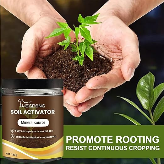 Yegbong Soil Activator, Soil Pro Activator, Nauticos SoilActivator, Organic, Water-Soluble Formula for Optimal Nutrient Uptake & Root Development, Enhance Growth for Vegetables & All Plants (1)