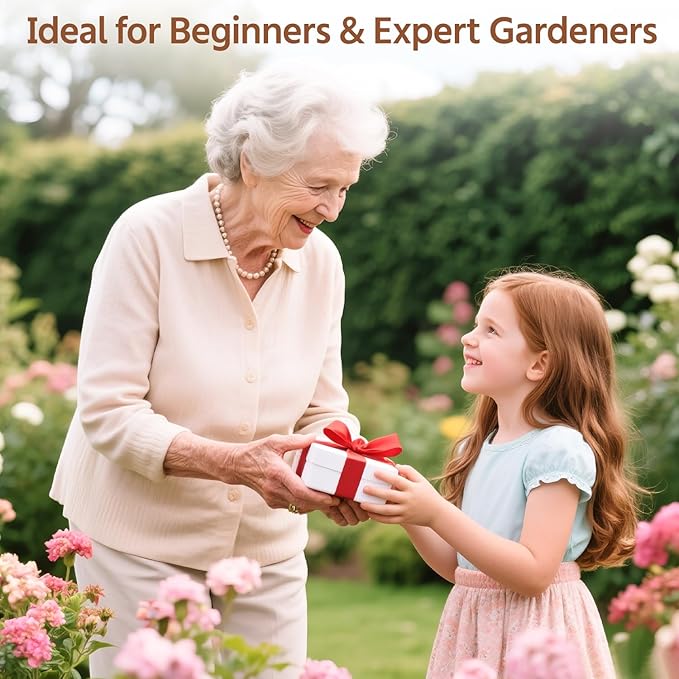 LASZOLA 45 pcs Repotting Set with Potting Mat Tiny Tools for Indoor Plants Succulents, Gardening Bag Kit with Waterproof Tray and Mini Tools, Ideal for Soil Replacement Seedling Transplanting, Black